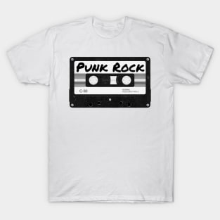 Retro 80s Music Punk Rock Punksthetic Cassette Tape T-Shirt